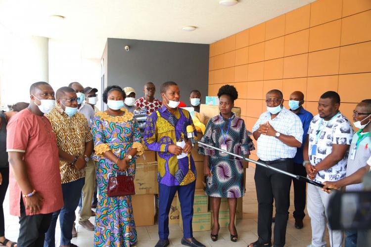 CEO of NYA donates to ministry of Health Ghana