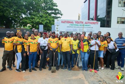 NYA Joins Nationwide Clean-Up Exercise, Urges Youth to Champion Environmental Sanitation